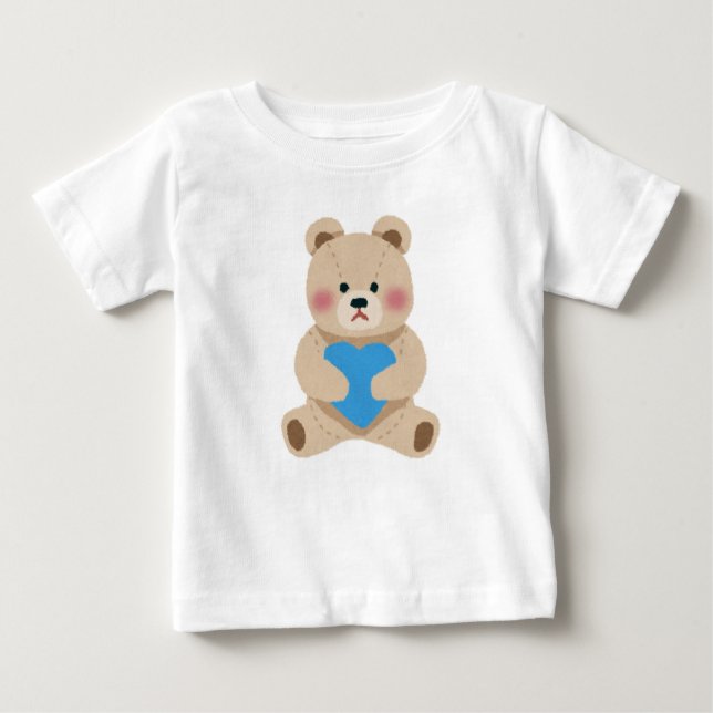Camiseta De Bebé Loving Bear with Heart (Anverso)