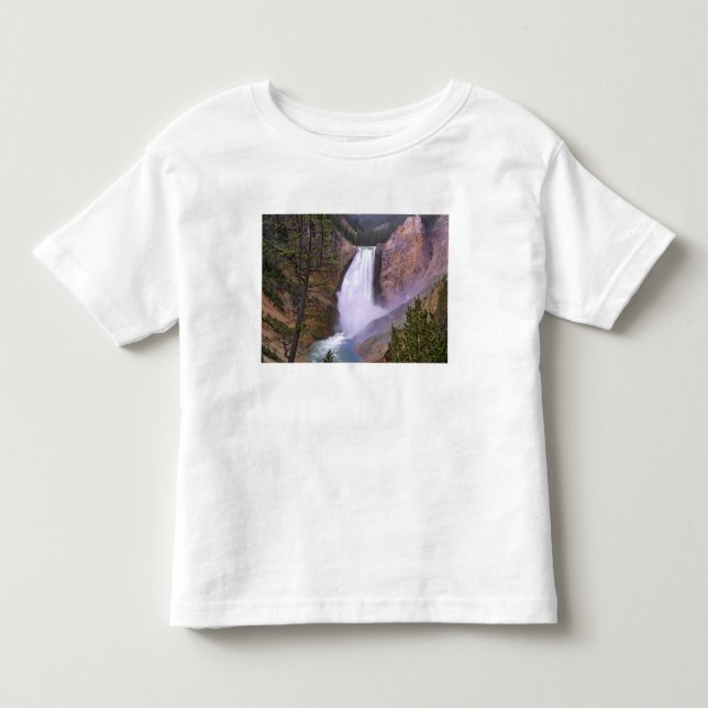 Camiseta De Bebé Lower Yellowstone Falls, Gran Cañón de (Anverso)