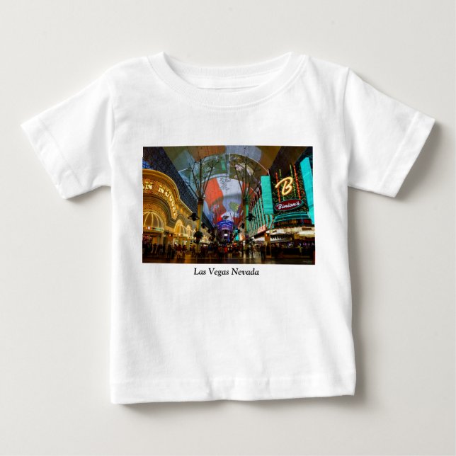 Camiseta De Bebé Luces de la calle Fremont (Anverso)