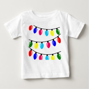 Camiseta De Bebé Luces navidades