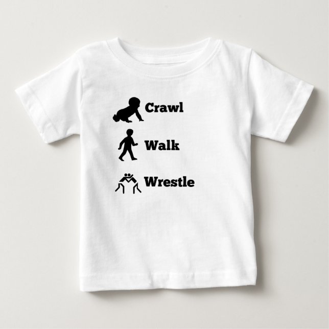 Camiseta De Bebé Lucha del paseo del arrastre (Anverso)