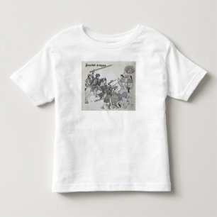 Camiseta De Bebé Lucha entre el español y los Aztecas