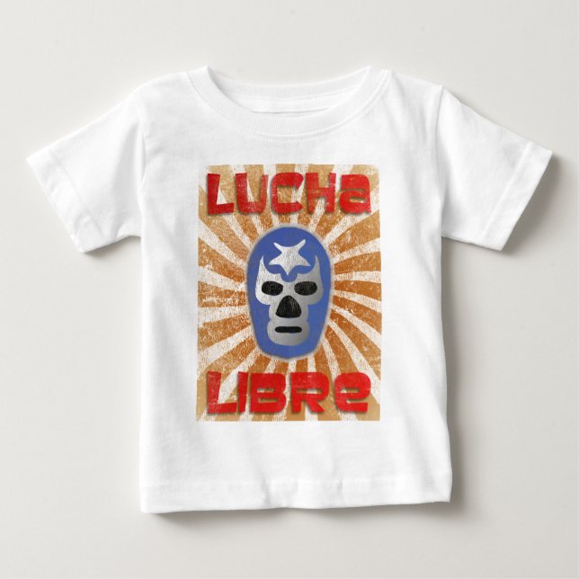 Camiseta De Bebé Lucha mexicana de Lucha Libre (Anverso)