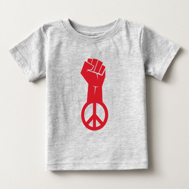 Camiseta De Bebé Lucha Por La Paz (Anverso)
