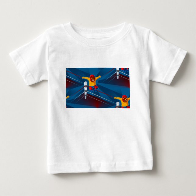 Camiseta De Bebé luchador (Anverso)