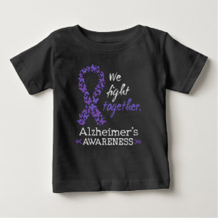 Camiseta De Bebé Luchamos juntos - Conciencia sobre el Alzheimer