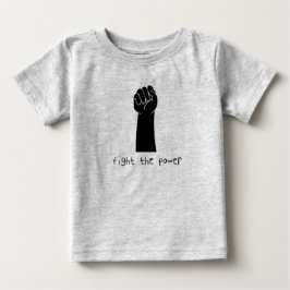 Camiseta De Bebé LUCHE EL PODER (los niños)