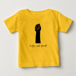 Camiseta De Bebé LUCHE EL PODER (los niños)