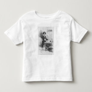 Camiseta De Bebé Lucien de Rubempre que escribe una letra