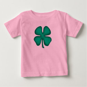 Camiseta De Bebé Lucky 4 Leaf Irish Clover bebebe
