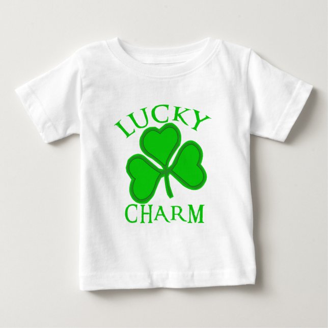 Camiseta De Bebé Lucky Charm Shamrock Products (Anverso)