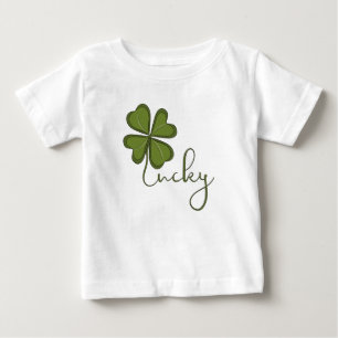 Camiseta De Bebé Lucky Four Leaf Clover