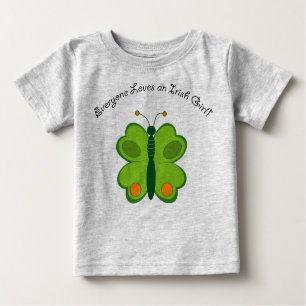 Camiseta De Bebé lucky irish butterfly
