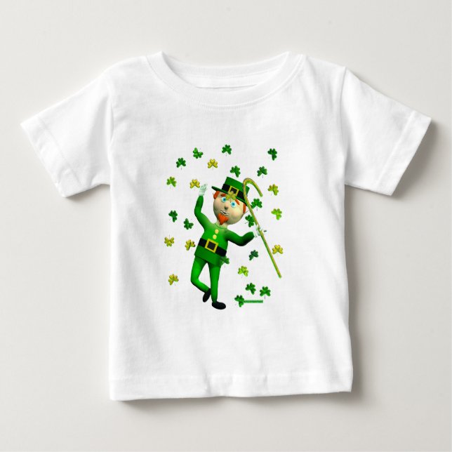 Camiseta De Bebé Lucky Leprechaun Dance (Anverso)