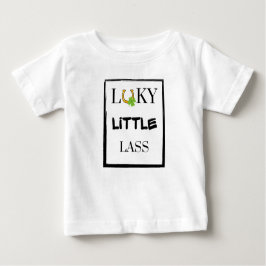 Camiseta De Bebé Lucky Little Lass Tshirt