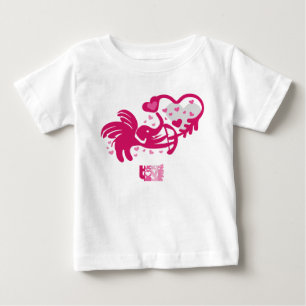 CAMISETA DE BEBÉ LUCKY LOVE ELEPHANT CUPID ELEPHANT BY MASANSER