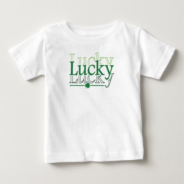 Camiseta De Bebé Lucky Lucky Lucky-60678 (Anverso)