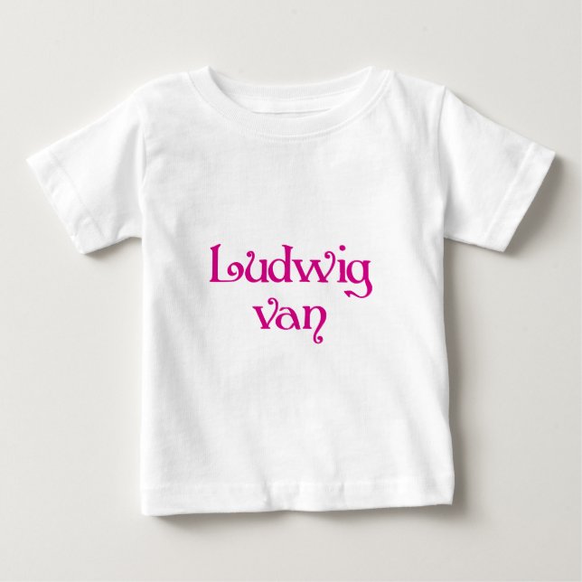 Camiseta De Bebé Ludwig van (Anverso)