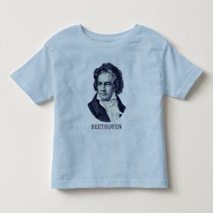 Camiseta De Bebé Ludwig van Beethoven, azul