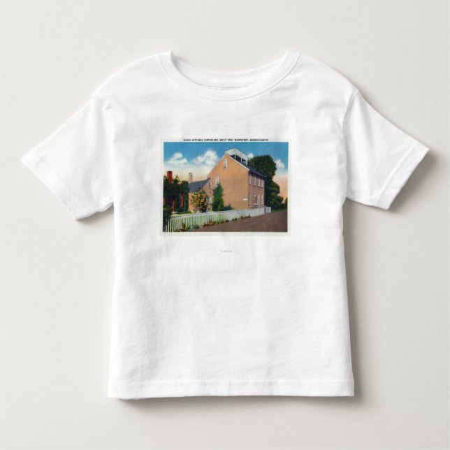 Camiseta De Bebé Lugar de nacimiento de Maria Mitchell (Anverso)