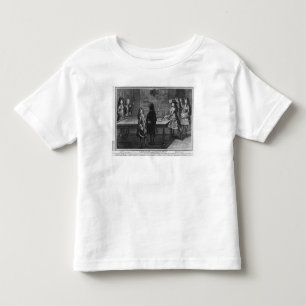 Camiseta De Bebé Luis XIV jugando al billar con su hermano