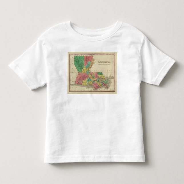 Camiseta De Bebé Luisiana (Anverso)