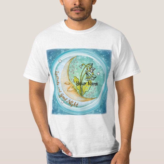 Camiseta de bebé Lullaby Moon (Anverso)