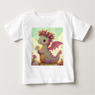 Camiseta De Bebé Luminexa (Dragón lleno de vigas de sol)