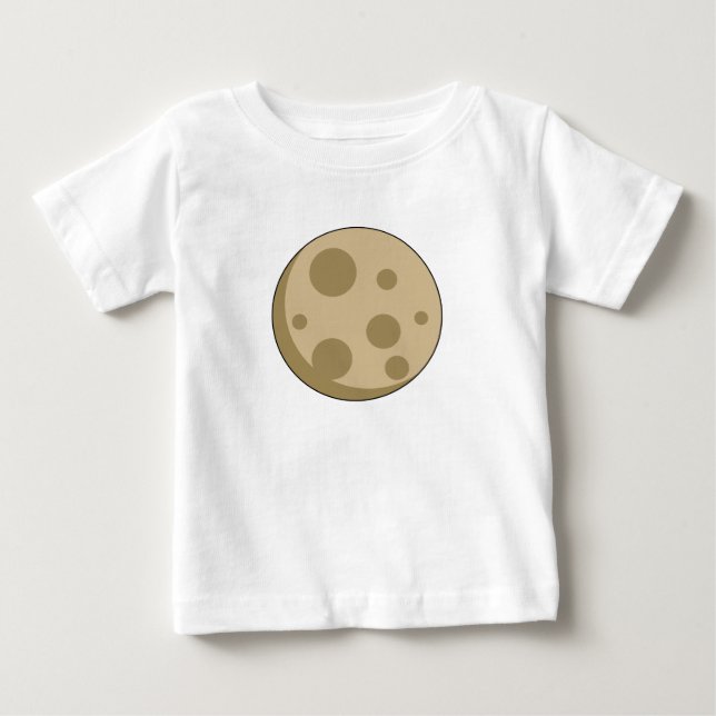 Camiseta De Bebé Luna Llena (Anverso)