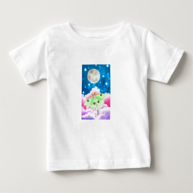 Camiseta De Bebé Luna Moth Baby (Anverso)
