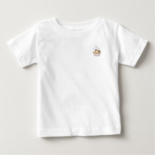 Camiseta De Bebé Luna soñolienta con oso de peluche – Dibujos anima
