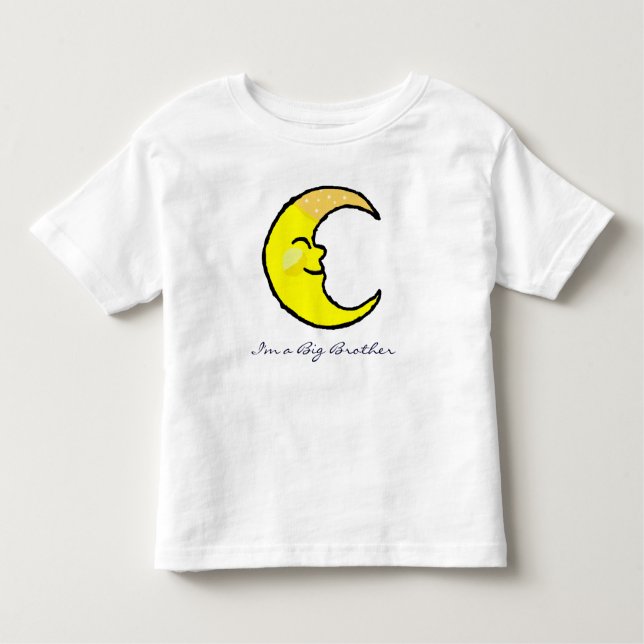 Camiseta De Bebé Luna y estrellas (Anverso)