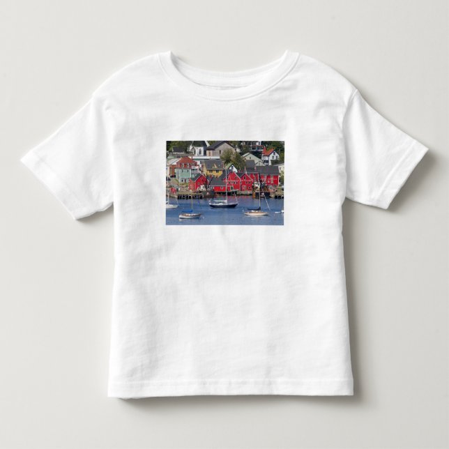Camiseta De Bebé Lunenberg, Nueva Escocia, Canadá.3 (Anverso)