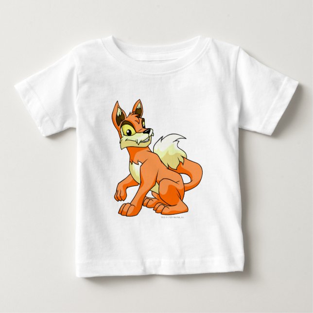 Camiseta De Bebé Lupe Orange (Anverso)