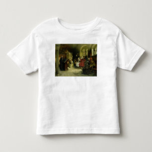 Camiseta De Bebé Luther predica usando su traducción de la biblia