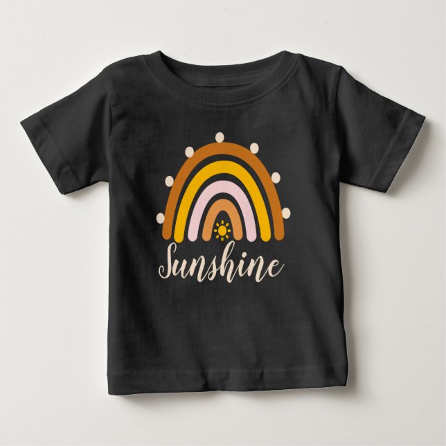 Camiseta De Bebé Luz del sol - Arcoíris Luz del sol  (Anverso)