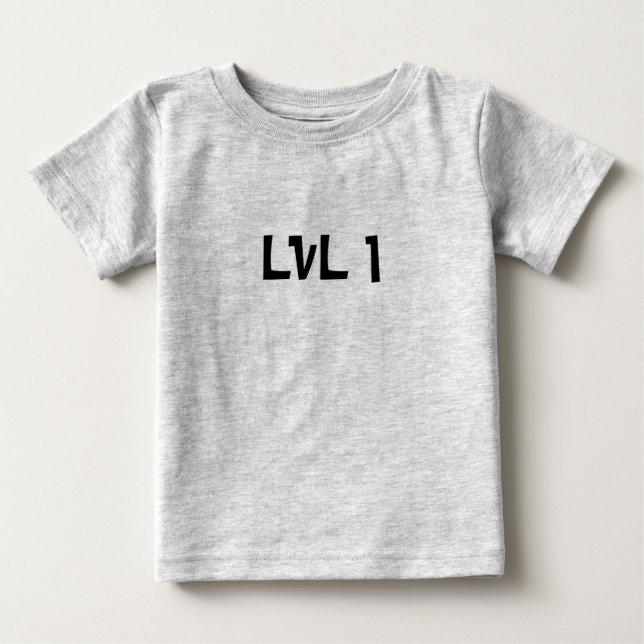 CAMISETA DE BEBÉ LVL 1 (Anverso)