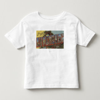 Camiseta De Bebé Lynchburg, Virginia - escenas grandes de la letra