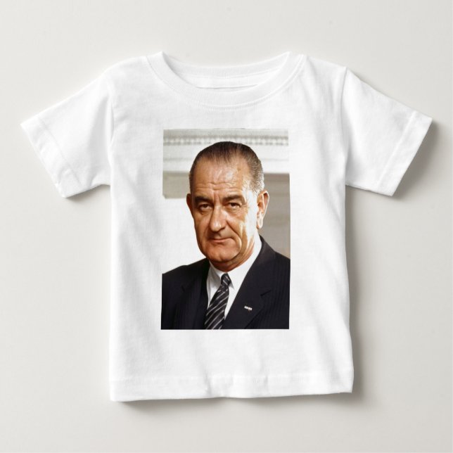 Camiseta De Bebé Lyndon B. Johnson 36° presidente (Anverso)