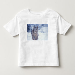 Camiseta De Bebé Lynx en la nieve en las estribaciones