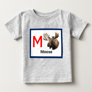 Camiseta De Bebé M es para Moose