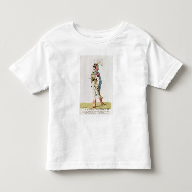 Camiseta De Bebé M.John Braham el carácter de Orlando, 1802 (Anverso)