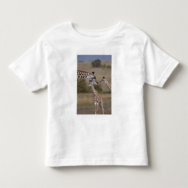 Camiseta De Bebé Maasai Giraffe (Giraffe Tippeleluchi) (Anverso)