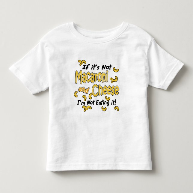 Camiseta De Bebé Macaroni y queso (Anverso)