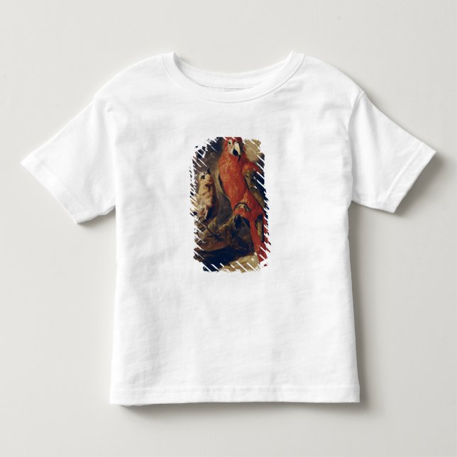 Camiseta De Bebé Macaw y Bullfinch (Anverso)