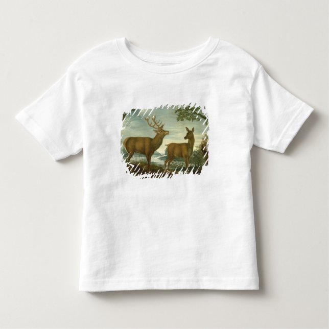 Camiseta De Bebé Macho y trasero en un paisaje enselvado (Anverso)