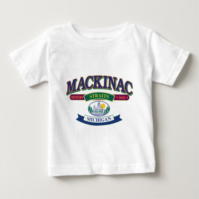 Camiseta De Bebé Mackinac-cooler-SVG-[Conver (Anverso)