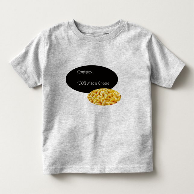 Camiseta De Bebé macncheese (Anverso)