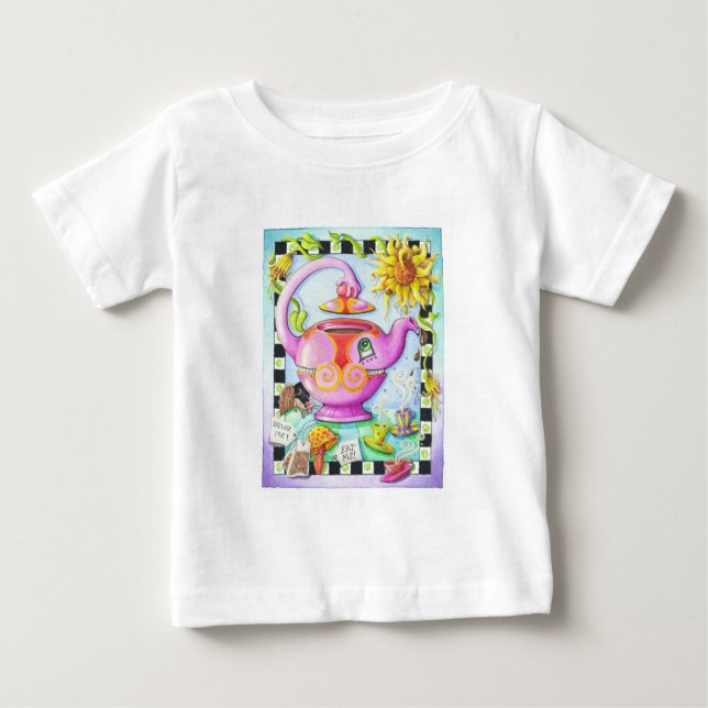 CAMISETA DE BEBÉ MAD ACERCA DE TEA FIESTA (Anverso)