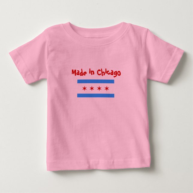 Camiseta De Bebé Made In Chicago (Anverso)